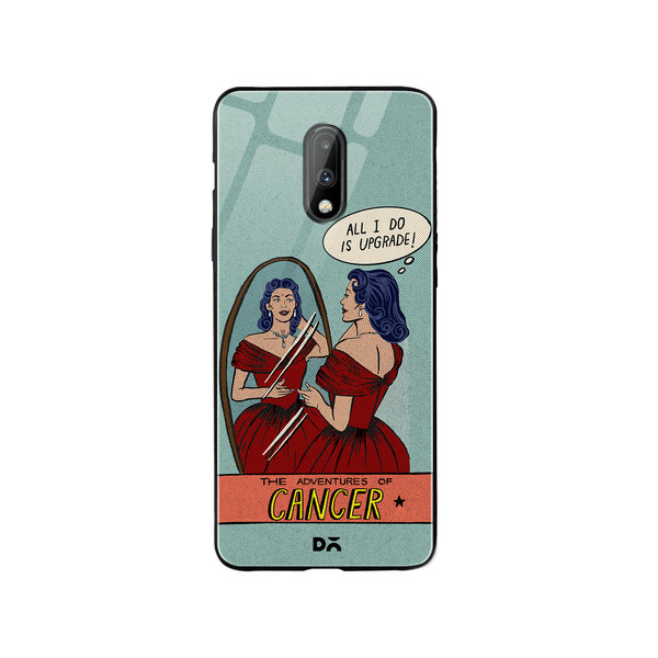 

DailyObjects Cancer Glass Case Cover For OnePlus 7