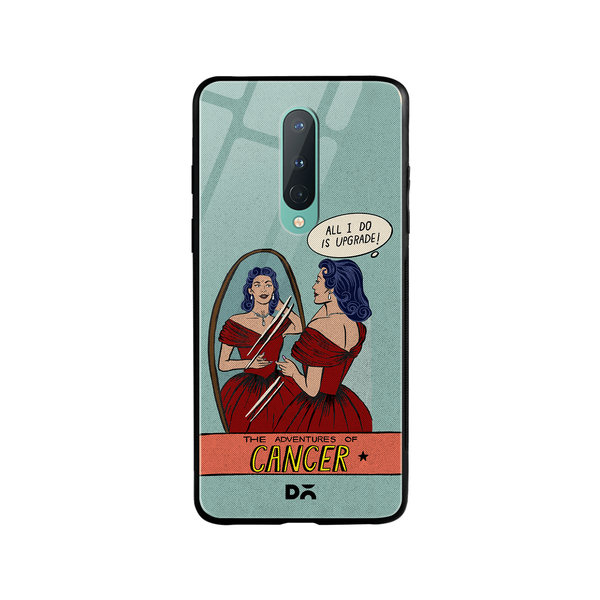 

DailyObjects Cancer Glass Case Cover For OnePlus 8