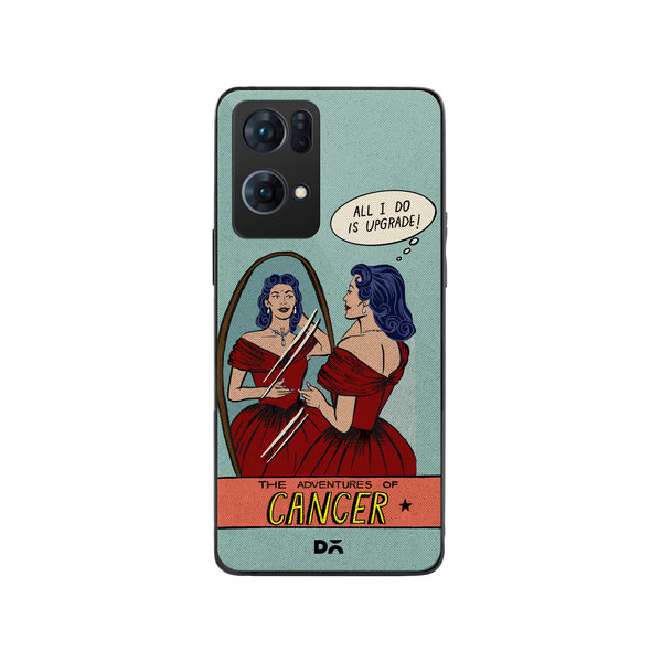 

DailyObjects Cancer Glass Case Cover For Oppo Reno 7 Pro