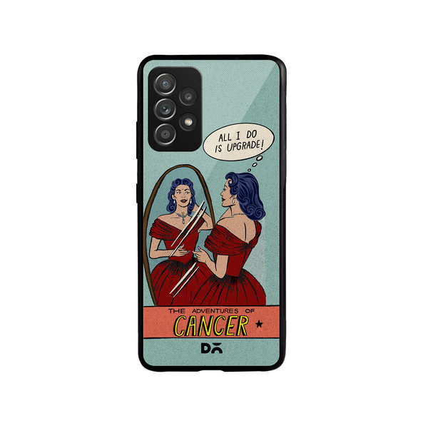 

DailyObjects Cancer Glass Case Cover For Samsung Galaxy A52