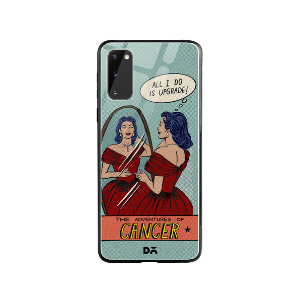 

DailyObjects Cancer Glass Case Cover For Samsung Galaxy S20
