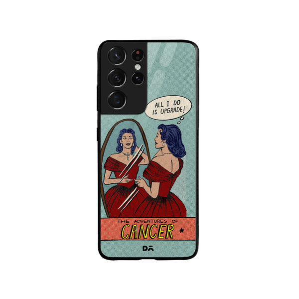 

DailyObjects Cancer Glass Case Cover For Samsung Galaxy S21 Ultra