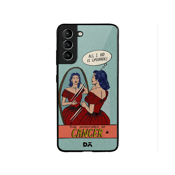 

DailyObjects Cancer Glass Case Cover For Samsung Galaxy S22 Plus