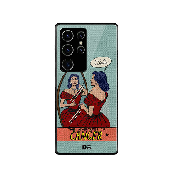 

DailyObjects Cancer Glass Case Cover For Samsung Galaxy S23 Ultra