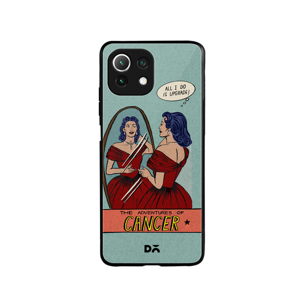 DailyObjects Cancer Glass Case Cover For Xiaomi Mi 11 Lite