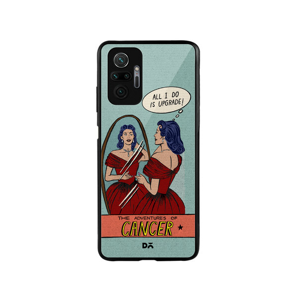 

DailyObjects Cancer Glass Case Cover For Xiaomi Redmi Note 10 Pro