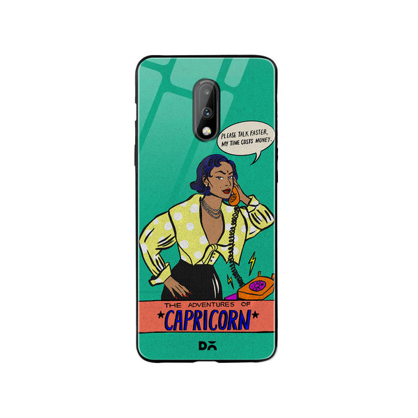 

DailyObjects Capricorn Glass Case Cover For OnePlus 7