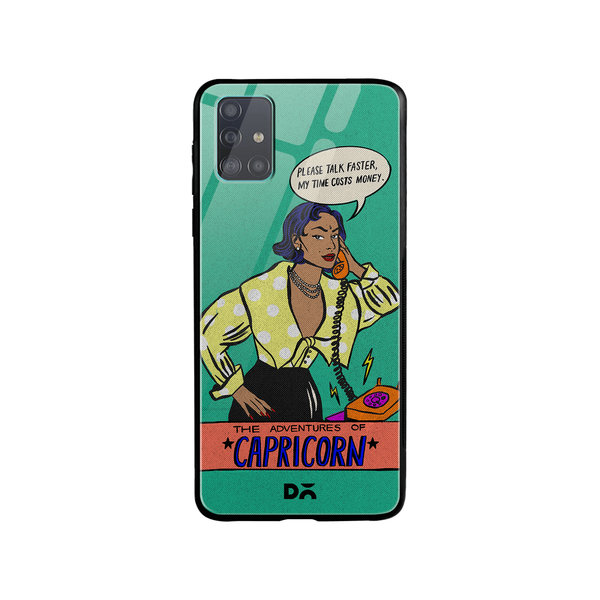 

DailyObjects Capricorn Glass Case Cover For Samsung Galaxy A71