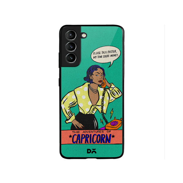 

DailyObjects Capricorn Glass Case Cover For Samsung Galaxy S22 Plus