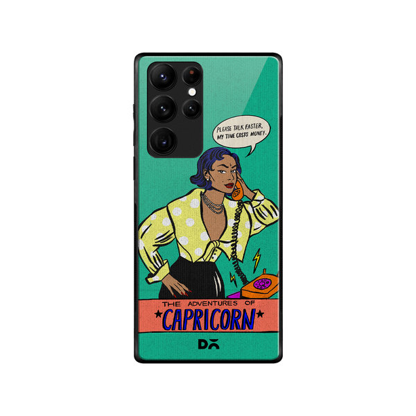 

DailyObjects Capricorn Glass Case Cover For Samsung Galaxy S22 Ultra