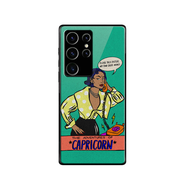 

DailyObjects Capricorn Glass Case Cover For Samsung Galaxy S23 Ultra