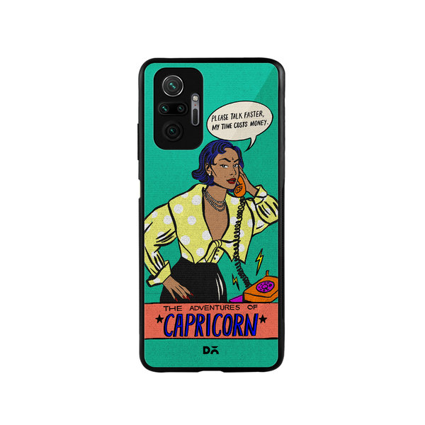 

DailyObjects Capricorn Glass Case Cover For Xiaomi Redmi Note 10 Pro