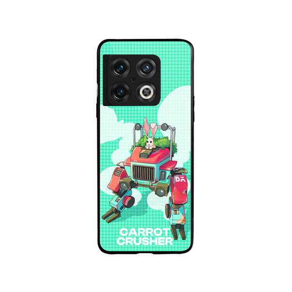 

DailyObjects Carrot Crusher Glass Case Cover For OnePlus 10 Pro
