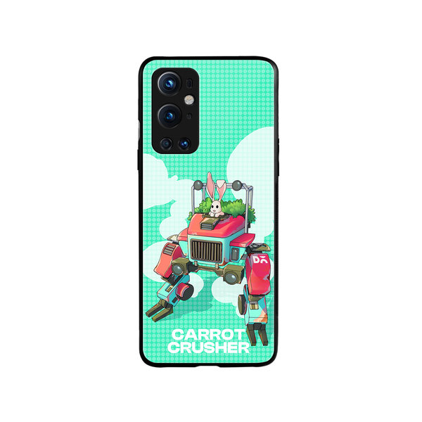 

DailyObjects Carrot Crusher Glass Case Cover For OnePlus 9 Pro