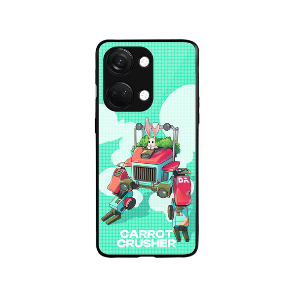 

DailyObjects Carrot Crusher Glass Case Cover For OnePlus Nord 3