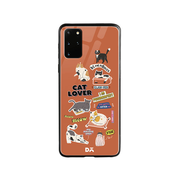 

DailyObjects Cat Mom Glass Case Cover For Samsung Galaxy S20 Plus
