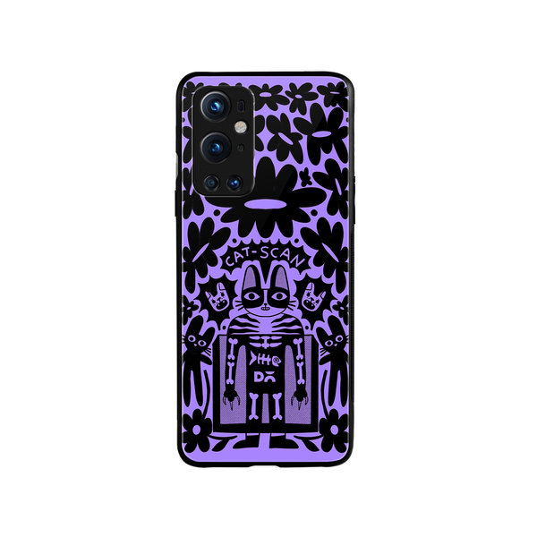 

DailyObjects Cat Scan Glass Case Cover For OnePlus 9 Pro