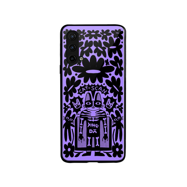 

DailyObjects Cat Scan Glass Case Cover For OnePlus Nord CE