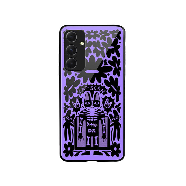 

DailyObjects Cat Scan Glass Case Cover For Samsung Galaxy A54 5G