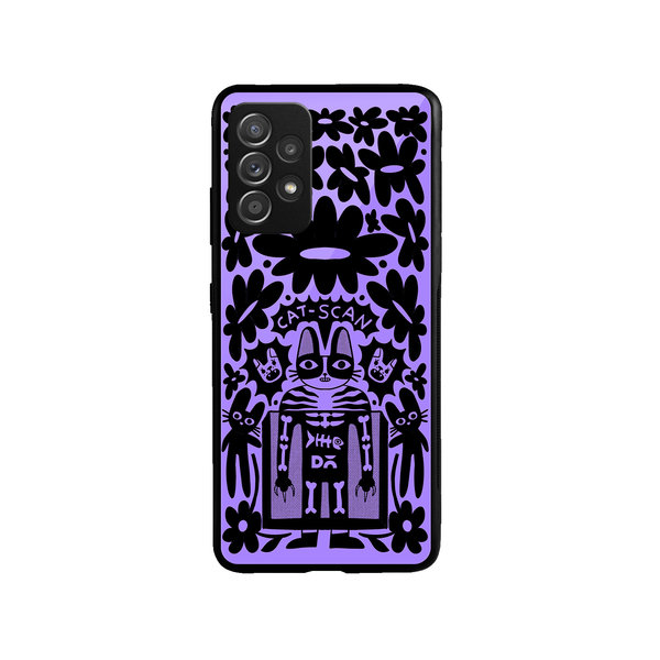 

DailyObjects Cat Scan Glass Case Cover For Samsung Galaxy A73