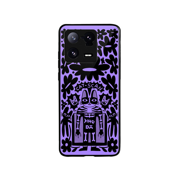 

DailyObjects Cat Scan Glass Case Cover For Xiaomi 13 Pro