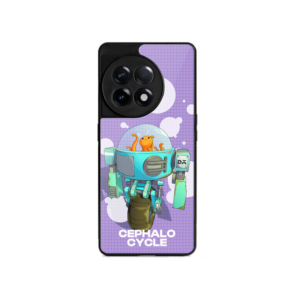 

DailyObjects Cephalo Cycle Glass Case Cover For OnePlus 11R