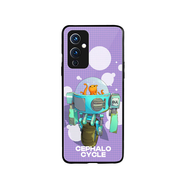 

DailyObjects Cephalo Cycle Glass Case Cover For OnePlus 9