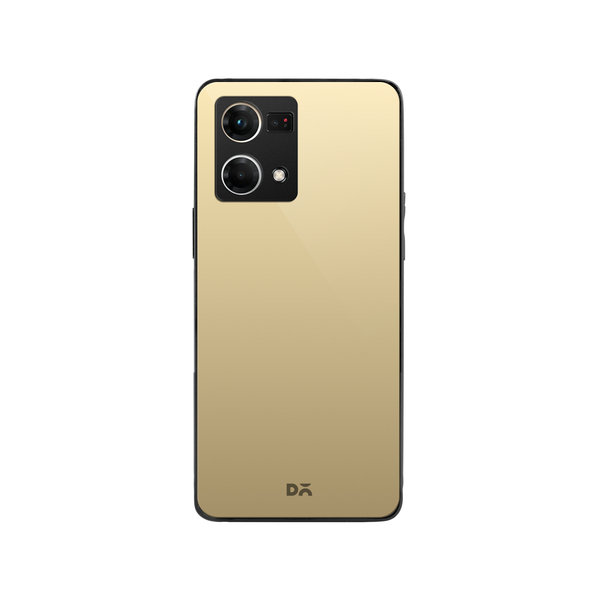

DailyObjects Champagne Gradient Glass Case Cover For Oppo F21 Pro
