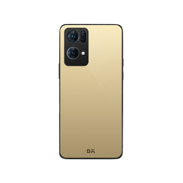 DailyObjects Champagne Gradient Glass Case Cover For Oppo Reno 7 Pro