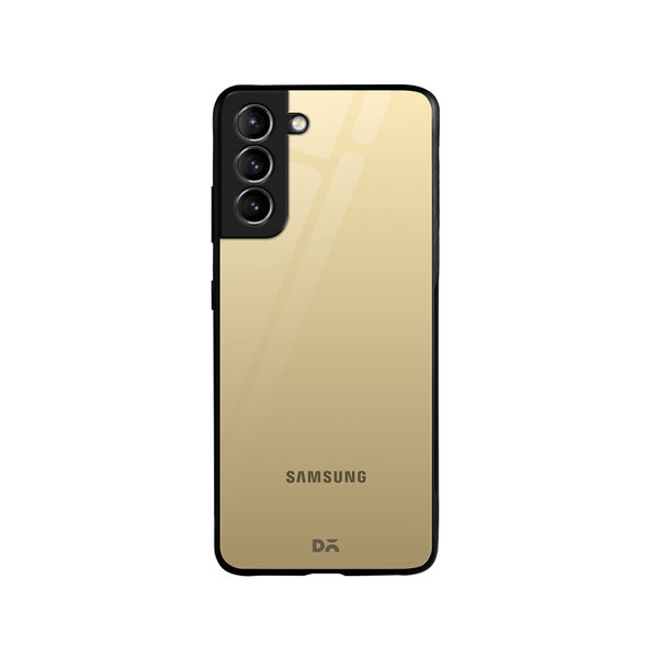 

DailyObjects Champagne Gradient Glass Case Cover For Samsung Galaxy S21