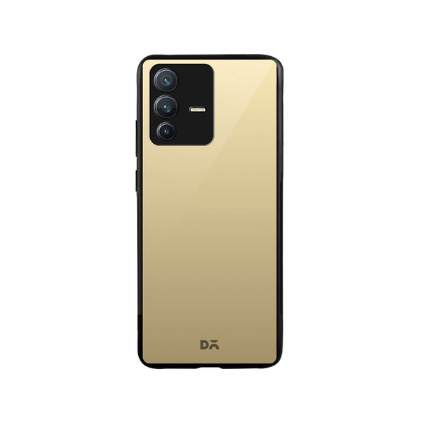 

DailyObjects Champagne Gradient Glass Case Cover For Vivo V23 Pro