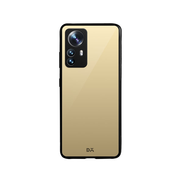 DailyObjects Champagne Gradient Glass Case Cover For Xiaomi 12 Pro