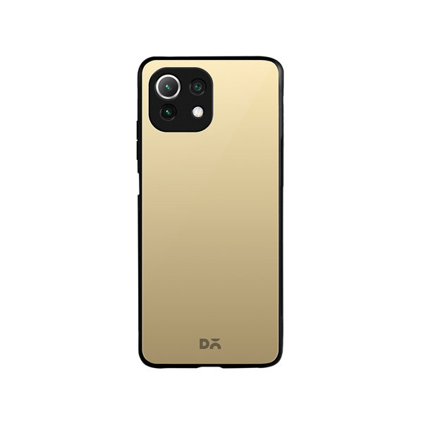 

DailyObjects Champagne Gradient Glass Case Cover For Xiaomi Mi 11 Lite