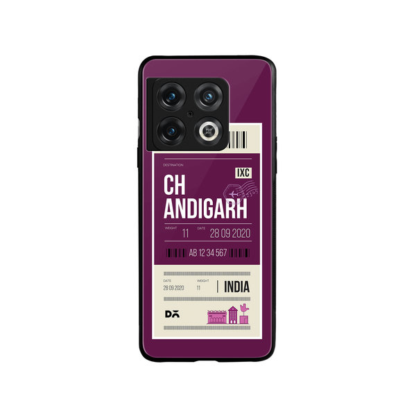 

DailyObjects Chandigarh City Tag Glass Case Cover For OnePlus 10 Pro
