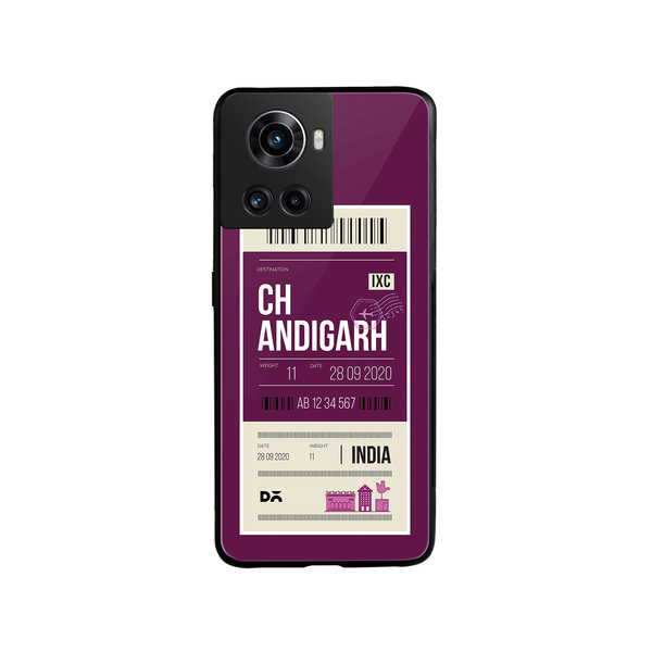 

DailyObjects Chandigarh City Tag Glass Case Cover For OnePlus 10R