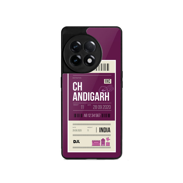 

DailyObjects Chandigarh City Tag Glass Case Cover For OnePlus 11R