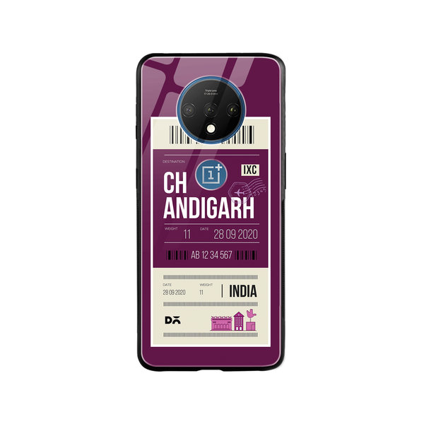 

DailyObjects Chandigarh City Tag Glass Case Cover For OnePlus 7T