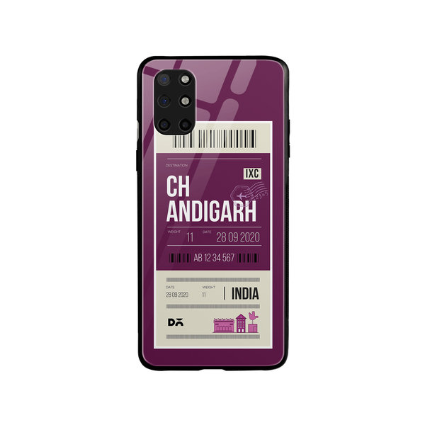 

DailyObjects Chandigarh City Tag Glass Case Cover For OnePlus 8T