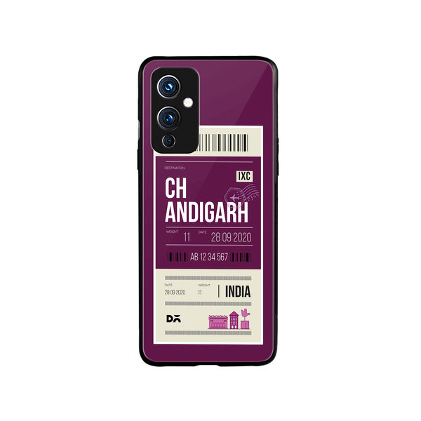 

DailyObjects Chandigarh City Tag Glass Case Cover For OnePlus 9