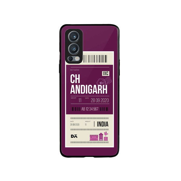 

DailyObjects Chandigarh City Tag Glass Case Cover For OnePlus Nord 2