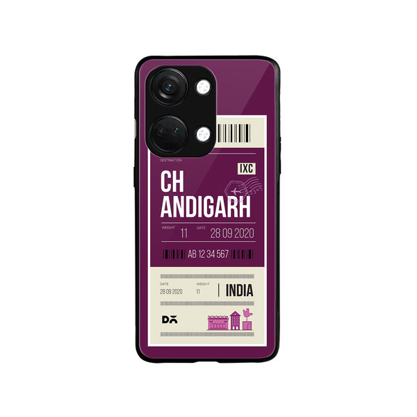 

DailyObjects Chandigarh City Tag Glass Case Cover For OnePlus Nord 3