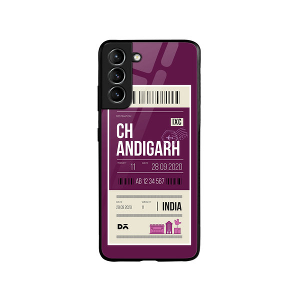 

DailyObjects Chandigarh City Tag Glass Case Cover For Samsung Galaxy S21 FE