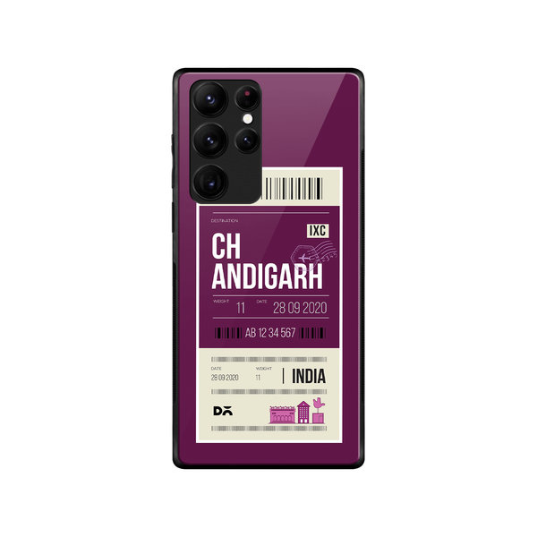 

DailyObjects Chandigarh City Tag Glass Case Cover For Samsung Galaxy S22 Ultra