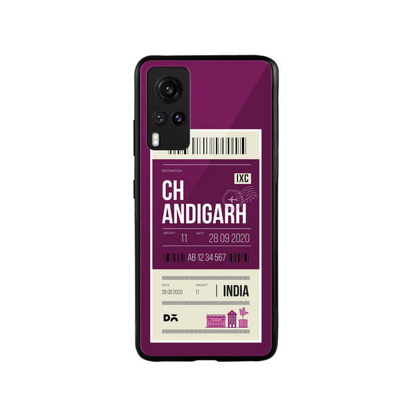 

DailyObjects Chandigarh City Tag Glass Case Cover For Vivo X60