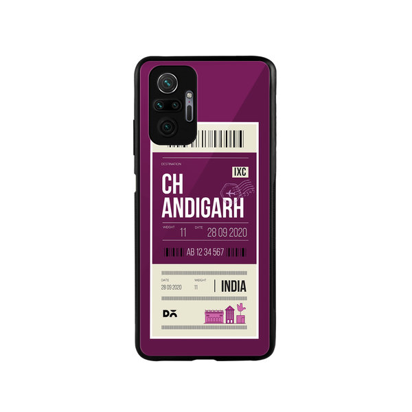 

DailyObjects Chandigarh City Tag Glass Case Cover For Xiaomi Redmi Note 10 Pro