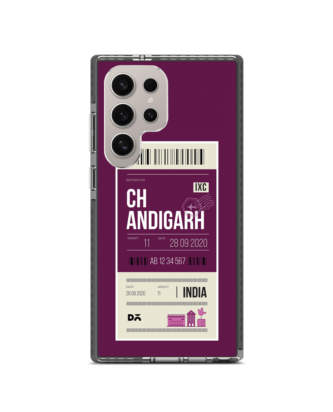 Chandigarh City Tag Stride 3.0 Magnetic Case Cover For Samsung Galaxy S24 Ultra