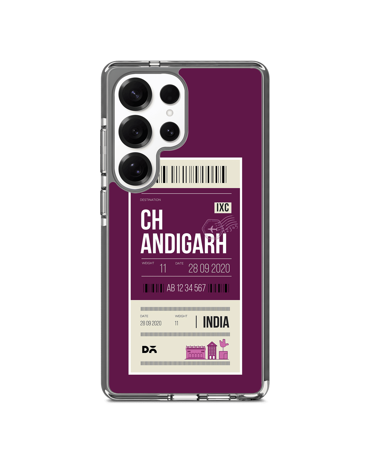 Chandigarh City Tag Stride 3.0 Magnetic Case Cover For Samsung Galaxy S25 Ultra