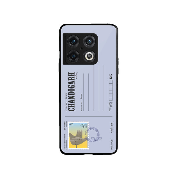 

DailyObjects Chandigarh Open hand Postcard Glass Case Cover For OnePlus 10 Pro