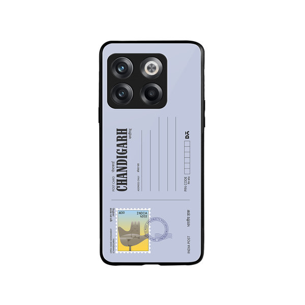 

DailyObjects Chandigarh Open hand Postcard Glass Case Cover For OnePlus 10T