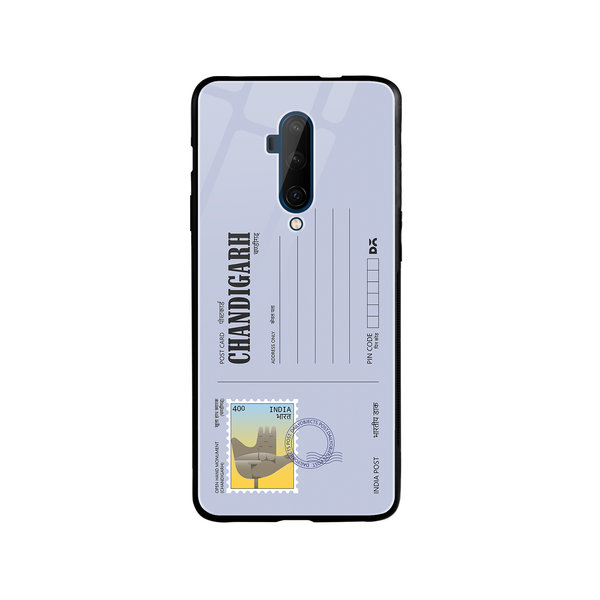 

DailyObjects Chandigarh Open hand Postcard Glass Case Cover For OnePlus 7T Pro